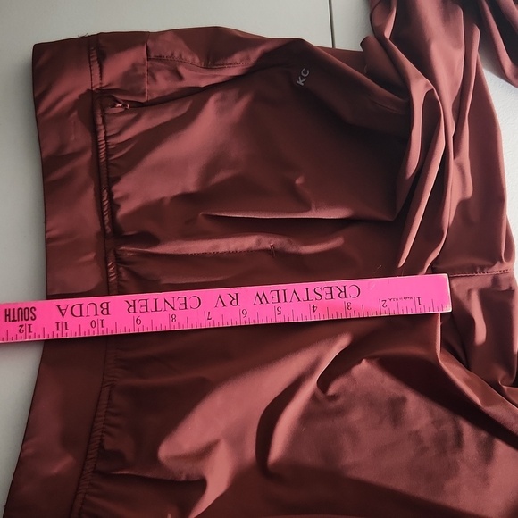 Kenneth Cole pants size L running light weight joggers FLAWS Windpants - Picture 12 of 14